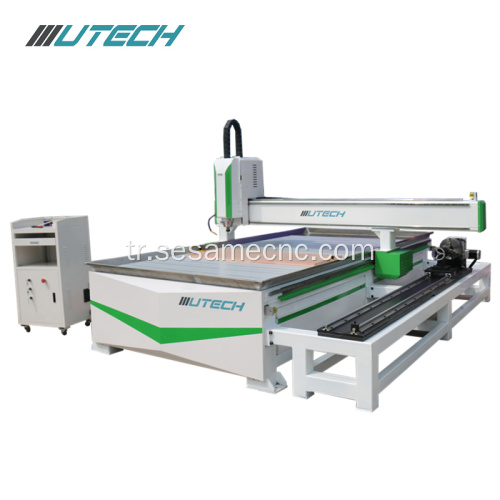 T-Yuvası tablo ile 3d ahşap oyma cnc router